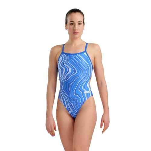 ARENA Womens Performance Women's Marbled Challenge Back Swimsuit