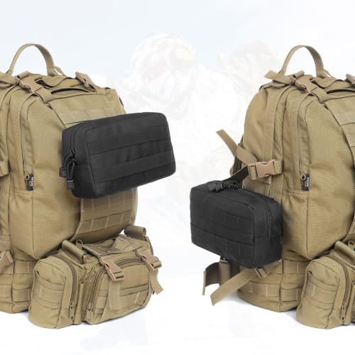 Green Tactical Molle Pouch Admin EDC Gear Utility Waist Bag for Small Tools