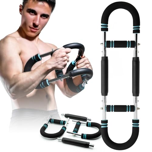 Twister Arm Trainer 60-100lb (Blue) – Portable Upper Body Strengthener for Chest, Arms & Shoulders