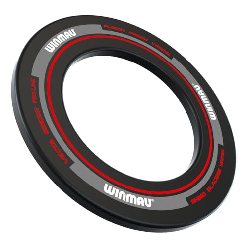 Winmau Dart Board Surround Ring - Advance Black, Red, White and Green Dartboard Surrounds - Backboard Wall Protector