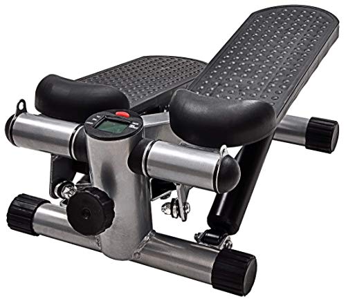 Fitvids Steppers for Exercise with Handlebar, Stair Steeper with Resistance Bands, Portable Stepper Capable of Full-Body Exercise, Low Noise and Smooth, Bear 300 lbs