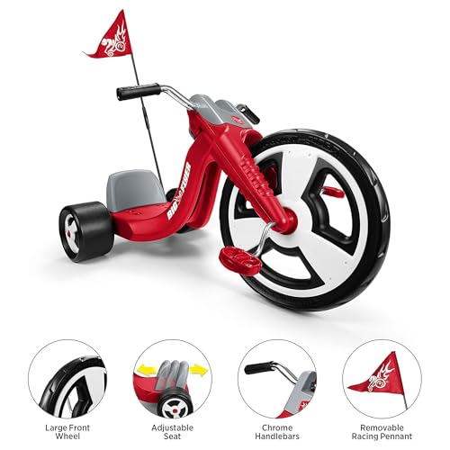 Radio Flyer Kids Bike, Kids Toys, Outdoor Toys for Toddlers 3-5, Toddler Bike, Big Flyer Sport, for Ages 3-7 Years