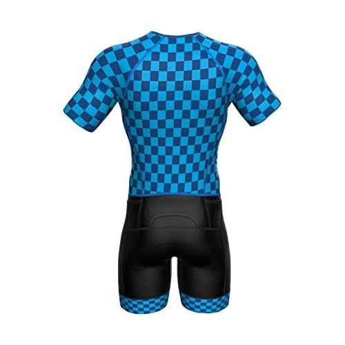 Sparx Mens Elite Aerosuit Triathlon Suit Mens Short Sleeve Tri Suit Skinsuit