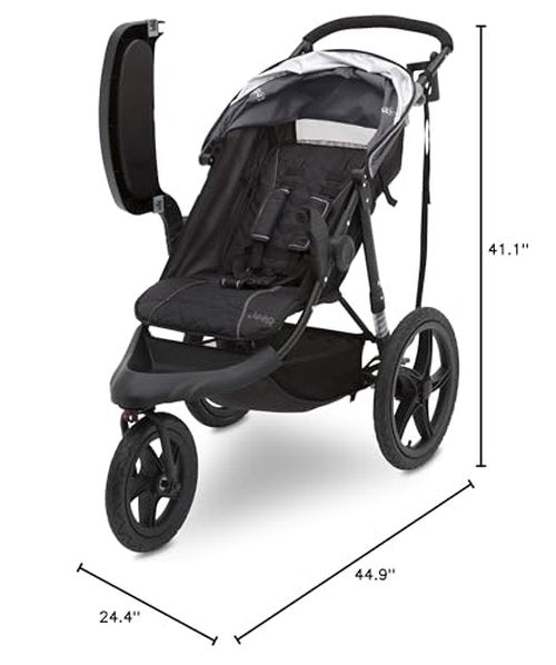 Jeep Classic Jogging Stroller by Delta Children, Grey