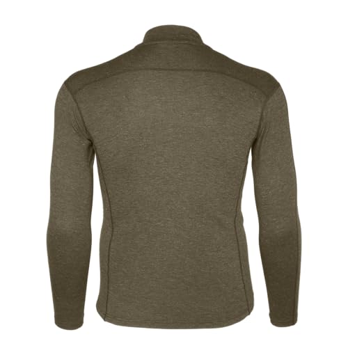 Carhartt Men's Force Heavyweight Heathered Knit Base Layer Crewneck Pocket Top