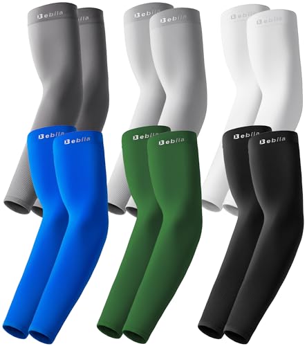 Arm Sleeves for Men Women Large Mix UV Sun Protection Cooling Compression