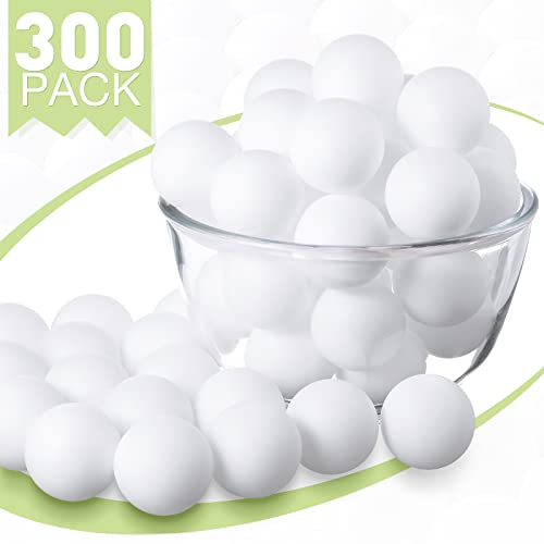 Lewtemi 300 Pack 2.4g 40mm White Table Tennis Balls Sport Bulk