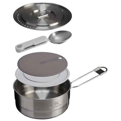 The Wildfare Pro Saucepan Cookset 5-piece set | 2 QT