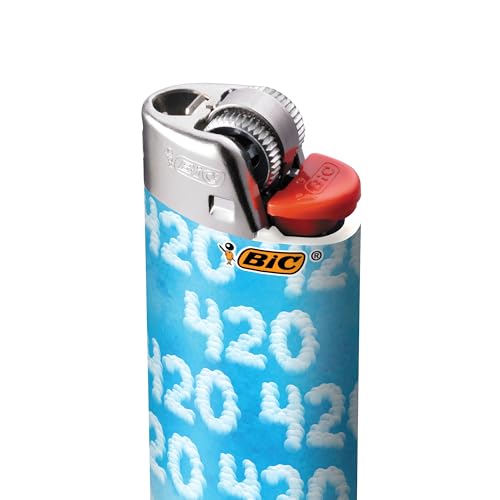 BIC Maxi Pocket Lighter, Special Edition Counterculture Series, 8 Count Pack of Lighters