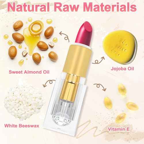 Lipstick Making Kit- 47Pcs DIY Matte Velvet Lipstick Set, Lip Gloss Kit, Make Your Own Lip Stain Kit with Beeswax Long-Lasting Quick-Drying Non-Stick Cup Lip Makeup Gift Kit for Women Beginner