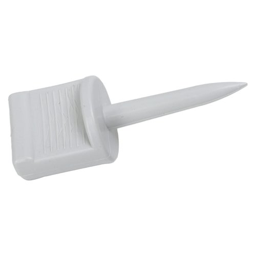 SUNGOOYUE 30pcs Nylon Archery Target Nails for Paper, EVA Foam or Straw Target, Reusable Pins Target Nails (White)
