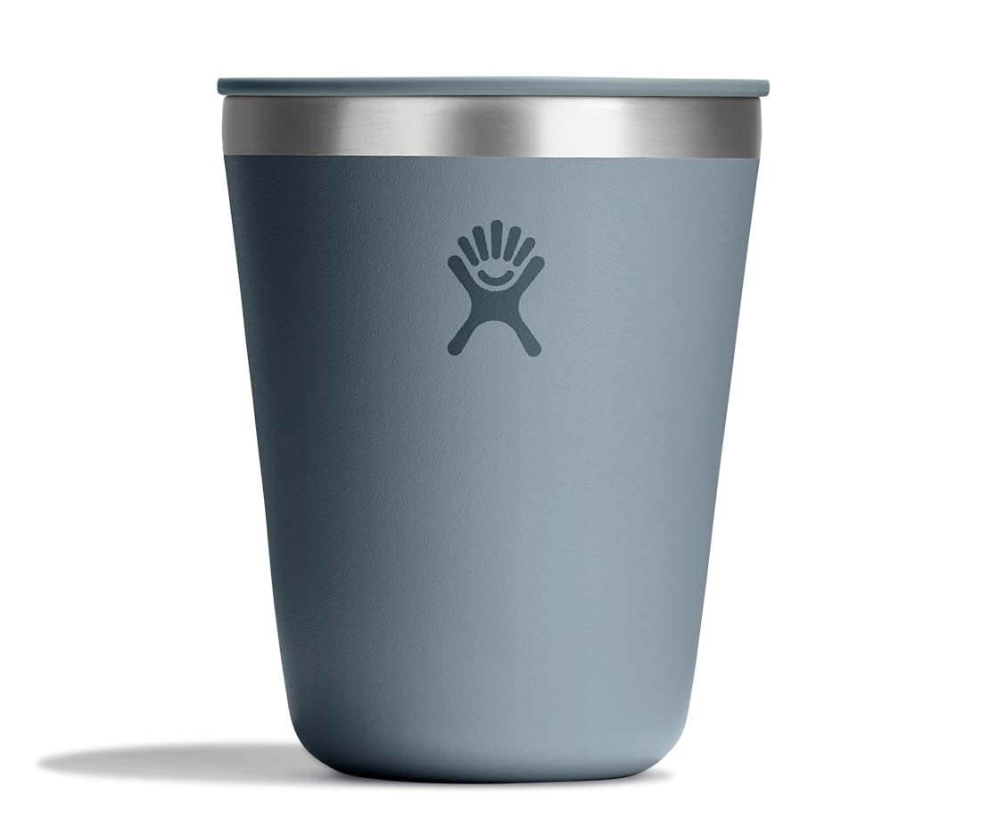 Hydro Flask 12 Oz Outdoor Coffee Tumbler – Stainless Steel Insulated Travel Cup – Camping Cup With Measurements Shale Gray