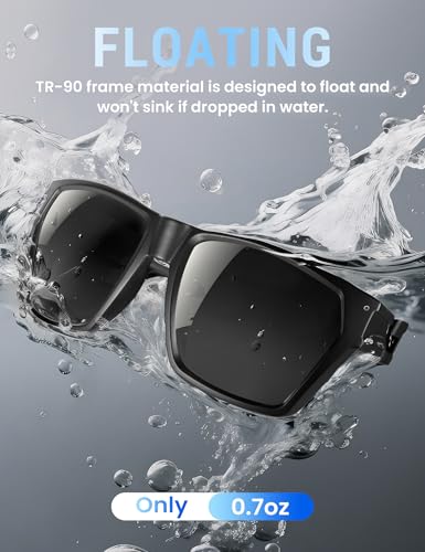 Supertrip Polarized Sports Sunglasses for Men - Matte Black Frame with Smoke Grey Lenses