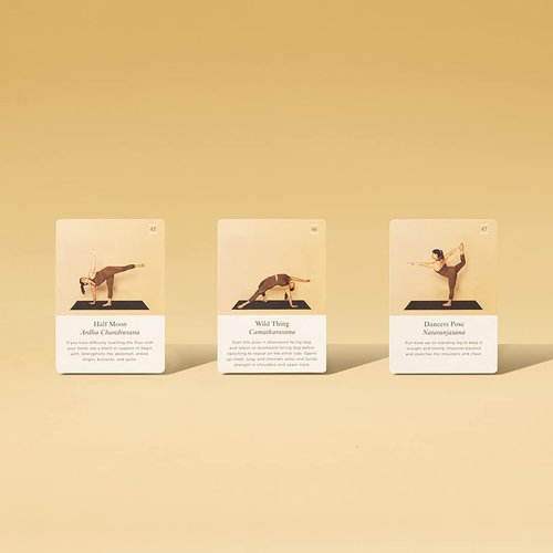 Yoga Cards | Mindfulness Gifts & Yoga Gifts | Beginners Deck of Cards | 52 Mindfulness Card Set with Poses & Meditation Activities | Self Care Gift