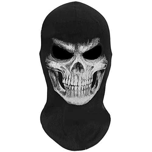 Skull Mask Balaclava with Skeleton Face for Men - Ghost Mask Skull Ski Mask - Variation B
