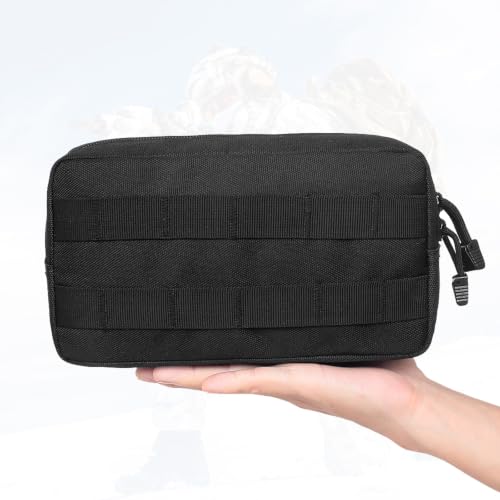 Green Tactical Molle Pouch Admin EDC Gear Utility Waist Bag for Small Tools