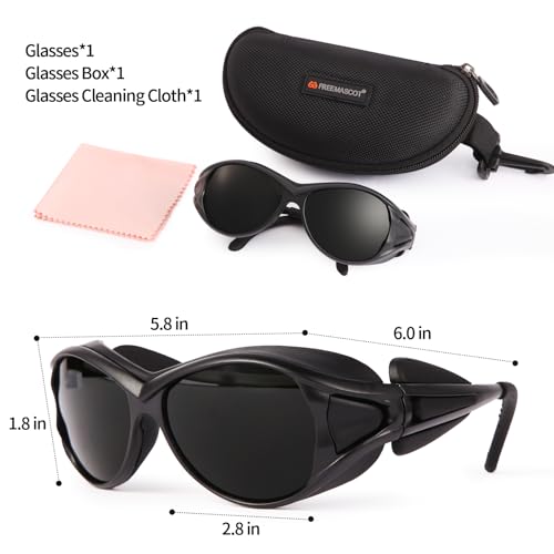 Red Light Therapy Glasses IPL 200-2000nm Eye Protection for Tanning & Light Therapy