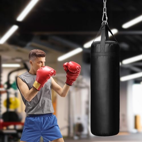 20-Inch Stainless Steel Punching Bag Chain with Carabiners - Heavy Duty Adjustable