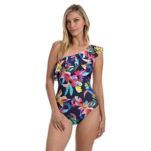 One Shoulder Ruffle Mio One Piece Swimsuit