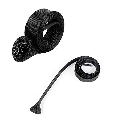 7 Feet Fishing Rod Sleeve Cover Braided Mesh Pole Protector for Casting & Spinning