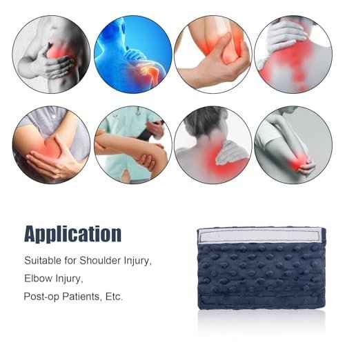 2 pack Strap Cushion for Arm Sling, Shoulder Brace Carry Strap Pillow Arm Elbow Wrist Injury Support Strap Pad Padding Pillow for Women Men and Kids (Dark Blue)