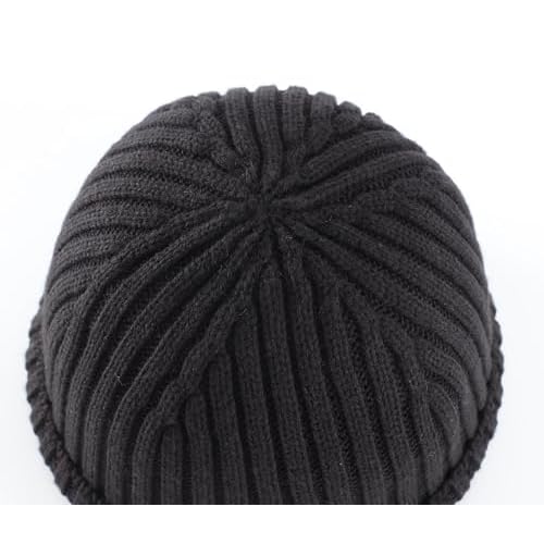 Connectyle Fleece Lined Cuffed Beanie Hat for Men Women Knitted Winter Wool Beanies Skull Cap Warm Watch Hat