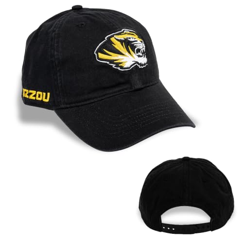 University of Missouri Embroidered Baseball Hat - Black