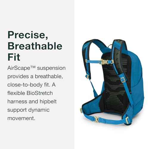 Osprey Talon Jr Boy's Lightweight Hiking Backpack - Kids Adventure Backpack for Travel & Camping, Green Canopy