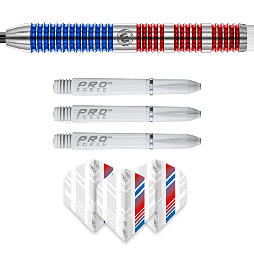 WINMAU Wildcats 90% Tungsten Darts Set with Flights and Stems (Shafts) - Prism Technology - Match Weighed