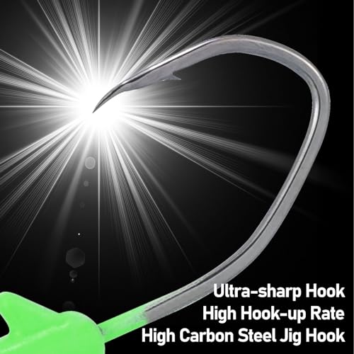 Crappie Jig Kit 30 Pcs - 6 Colors, 1/16oz Variation of THIS listing