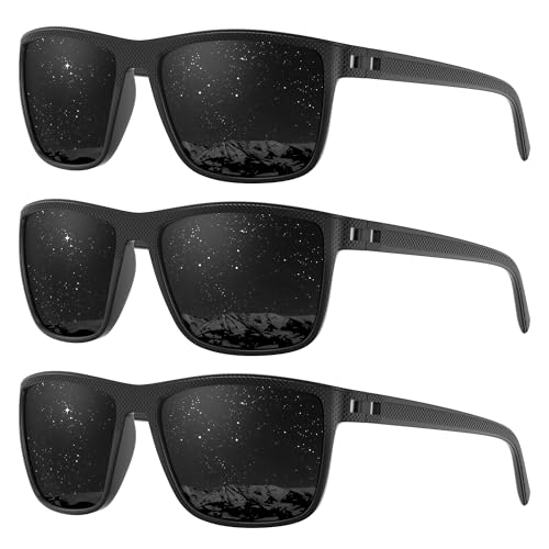 Fanshen Polarized Sports Sunglasses for Men, UV Protection Lightweight Sun Glasses for Driving Fishing Golf Cycling