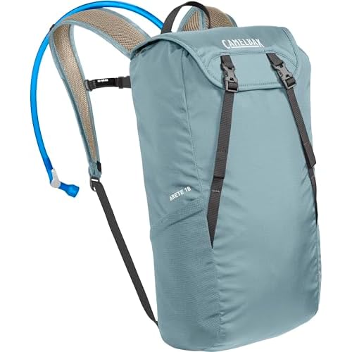 CamelBak Arete 18 Hydration Backpack for Hiking, 50oz, Stone Blue