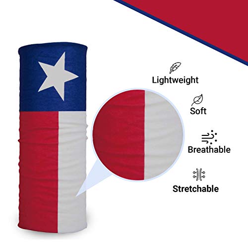 Multifunctional Sunmask Balaclava Gaiter Bandana Texas Variation