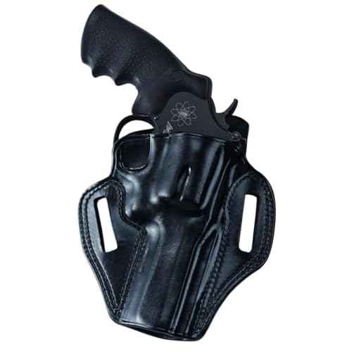 Galco CM126B Combat Master Belt Holster for S&W N FR 0.44 Model, Right, Black