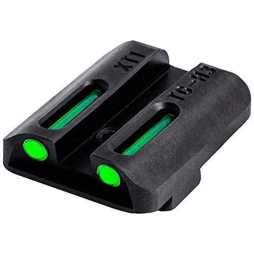 Truglo TFO Tritium & Fiber-Optic Handgun Sight Snag-Resistant Glowing Front & Rear Night Sights, Compatible with Springfield Armory XD Series