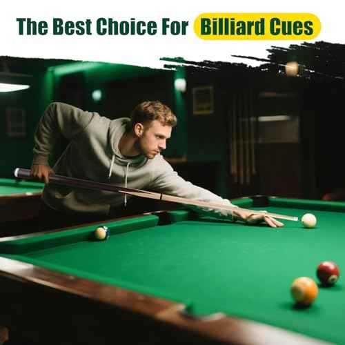 Pool Cue Sticks ? 42"/48"/58" Billiard Cues with 13mm Leather Tip ? 17oz/18oz Standard or 20oz Heavy ? Set of 2 or 4 ? Durable 2-Piece Pool Sticks for Beginners, Adults, Home & Bar
