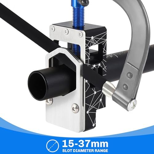 Bike Saw Guide for Fork Steerer Seat Post Handlebar - Blue