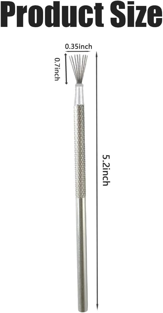 2PCS Balloon Striker Popper Tool,Balloon Burster Stick,Convenient and Practical Balloon Popper Tool with 7 Iron Pins,Ideal for Cleaning After a Party