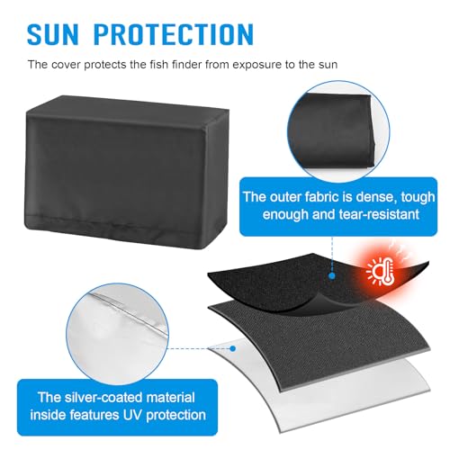 Waterproof Fish Finder Cover for Lowrance & Humminbird 9-10 Inch Devices