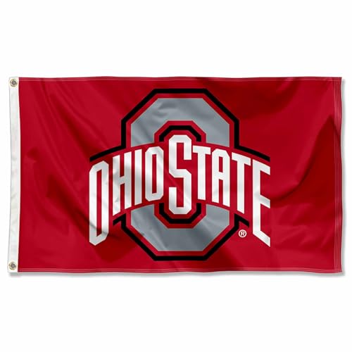 Ohio State Buckeyes 3x5 Outdoor Polyester Grommet Banner Flag - College Team Spirit