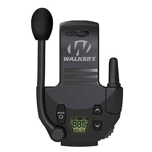 Walker's Razor Shooting Muffs with Walkie Talkie and Shooting Glasses Kit