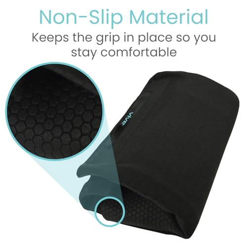 Padded Walker Hand Grips - Contoured Foam Cushions for Mobility Aids