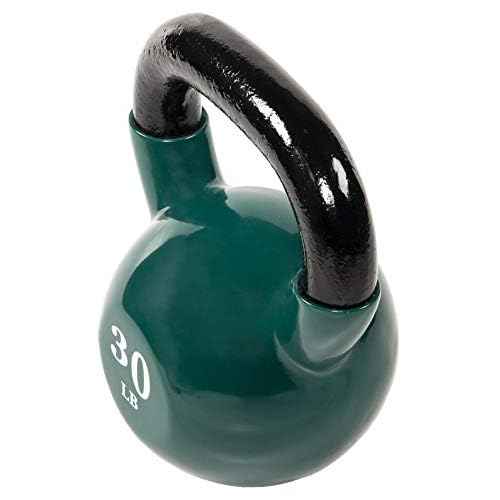 Fitvids All-Purpose Color Vinyl Coated Kettlebell, 5-50 Pounds