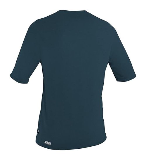 O'Neill Wetsuits Men's Standard Hybrid Short Sleeve Sun Shirt, Cadet Blue, X-Large