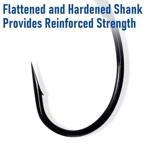 Dr.Fish 30 Pack Weedless Drop Shot Hooks for Bass Fishing - Wide Gap Wacky & Flipping