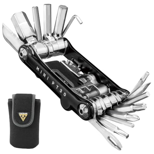 Topeak Mini PT30 Bike Multi-Tool with 30 Functions for Cycling Repairs