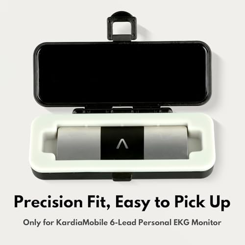 Hard Shell Case Only for KardiaMobile 6L & 6L MAX Heart EKG Monitor, Waterproof & Scratch-Resistant Kardia Mobile 6L Case, Easy to Carry