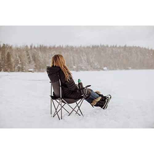PICNIC TIME NHL Seattle Kraken PTZ Camp Chair, Picnic Chair, Beach Chair with Carrying Bag, (Black)