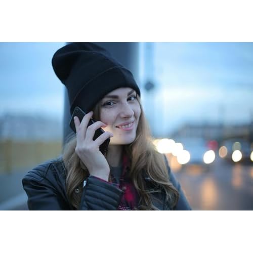 Ruqizhi Beanie Hats for Men Women Slouchy Beanie Hats Winter Knit Cuffed Beanie Soft Hat