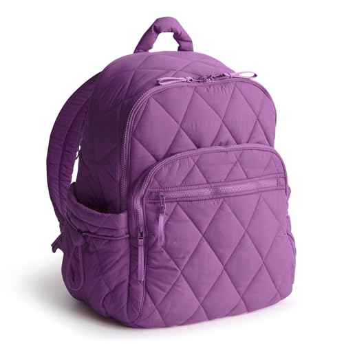 Vera Bradley Women's Featherweight Bancroft Backpack, Iris Orchid, One Size